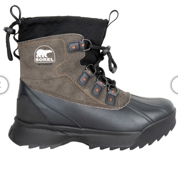 New Sorel Men's Scout 87 XT Waterproof Boots Brown Black Size 9 - Picture 3 of 6